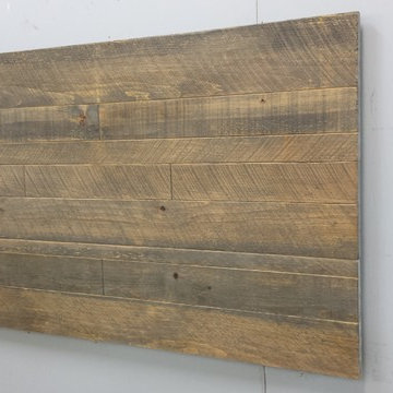 Rustic Wood Headboard / Flouting Headboard , Queen Size Bed