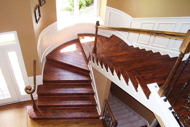 Example of a staircase design in Orange County