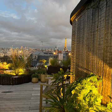 Deux terrasses Parisiennes en harmonie