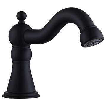Fontana Commercial Matte Black Touch-less Automatic Sensor Hands-Free Faucet
