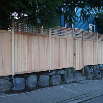 Custom Cedar Fence + Composite Deck + Modern Pergola | Seattle, WA