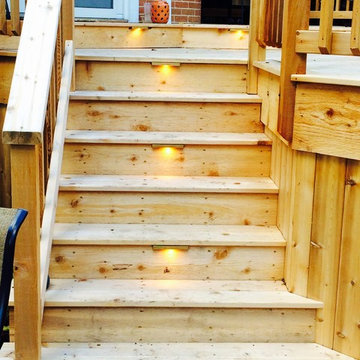 Paver Patio, Cedar Deck and Paver Entryway
