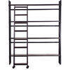 Carlyle Library Bookshelf with Rolling Ladder