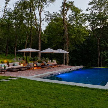 Infinity Edge Pool with Stand Alone Spa