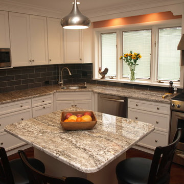 Naturally Modern Kitchen with Stainless Steel Appliances