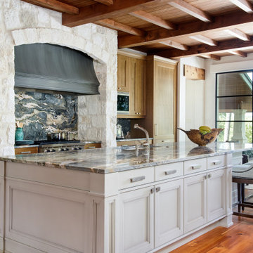 Finely plastered walls in a Hill Country home