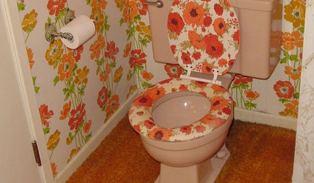 Reader Bathroom: Owners Bid Farewell to Orange Florals and Shag