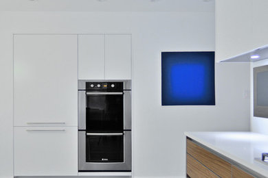 Example of a minimalist kitchen design in DC Metro