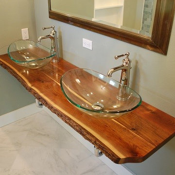 Live Edge Walnut Bathroom Vanity