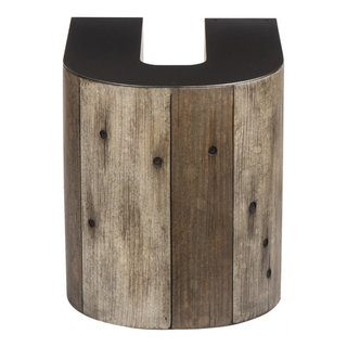 U Letter Side Table - Rustic - Side Tables And End Tables - by V.S.D ...