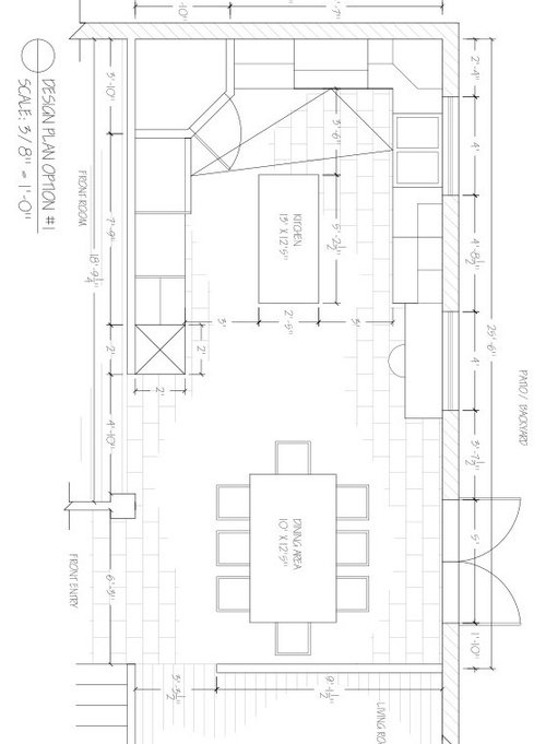 Floor tile layout