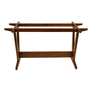 Emily Dining Table Base - solid walnut