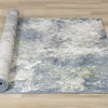 Dayton Collection Blue Green Distressed Rug, 7'10"x10'6"