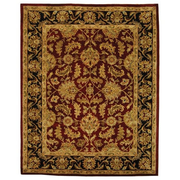 Safavieh Heritage Collection HG628 Rug, Red/Black, 12' X 15'