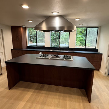 Dekton Sirius Kitchen Countertops & Mitered Island | Kirkland, WA