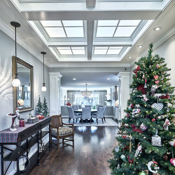 Entry Hall to Dining Room View