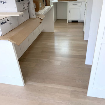 SOUTHAMPTON: 6" SELECT GRADE WHITE OAK INSTALLED & FINISHED WITH BONA WHITE