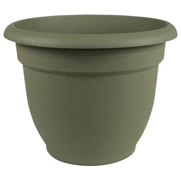 Bloem (#20-56416) Ariana Planter with Self-Watering Disk, Living Green - 16"