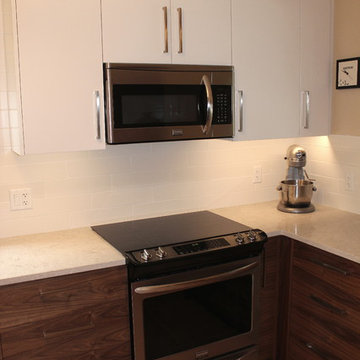 Modern Walnut and White