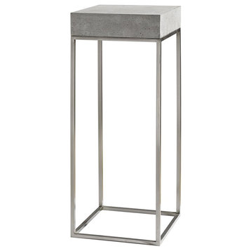 Bowery Hill Contemporary Plant Stand in Gray