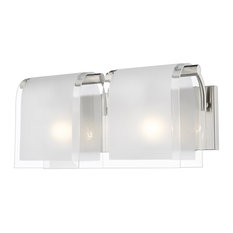 Z-Lite 2 Light Vanity, Brushed Nickel, 169-2V-Bn