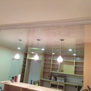 stretch ceiling in the kitchen