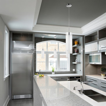 Sydney 1-Light Polished Chrome Clear Glass Pendant