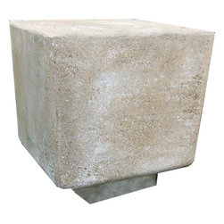Zachary A. Design Lightweight Fiberglass Outdoor Furniture - Footstools, Cubes and Ottomans