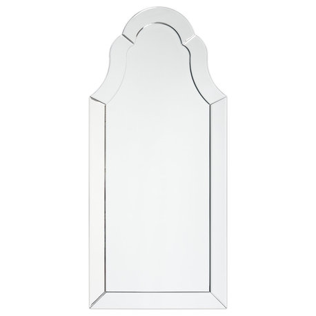 Elegant Beveled Rectangular Wall Mirror, Vanity, Bedroom Mirror, 20"x44"