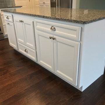 New Construction-Colona, IL Koch Lexington Painted White Caledonia Granite