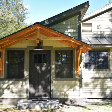 Custom addition and bump out, new siding overall