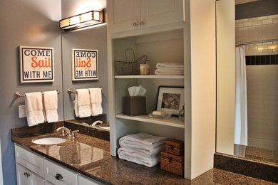 Example of a classic bathroom design in Atlanta