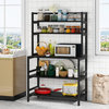 Tribesigns Baker's Rack with Shelves for Kitchen, Black