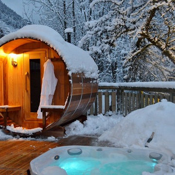 Luxury Outdoor Saunas, Oasis Hot Tub & Sauna of New England
