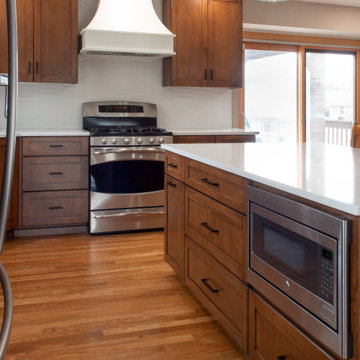 Warm Open Kitchen Remodel
