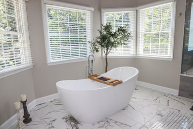 Bathroom - transitional bathroom idea in Baltimore