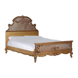 Versailles Gold Rattan 5Ft.King-Size Bed - スレイベッド