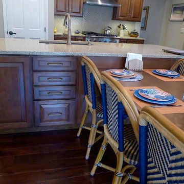 Spacious kitchen with room to entertain.