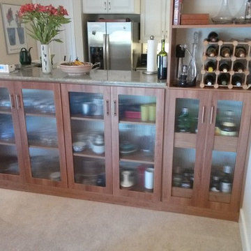 Buffet with plate storage,wine and liquor storage
