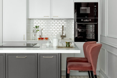 Kitchen photo in Moscow