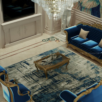 Living Area | Independent Classical Villa | De Panache