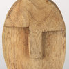 Ivan Medium Wooden Head Sculpture