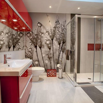 Red Bathroom