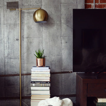 My Houzz: A Moody, Monochromatic Industrial Loft in Boston