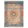 Safavieh Vintage Persian Collection VTP435 Rug, Blue/Multi, 6' X 9'