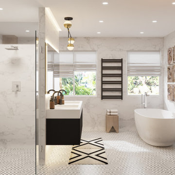 Contemporary bathroom