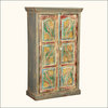 Van Gogh Swirls Solid Wood 2 Door Armoire Cabinet
