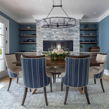 Upscale Maritime in Mystic Dining Room