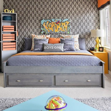 Skatepark Themed Boy's Room