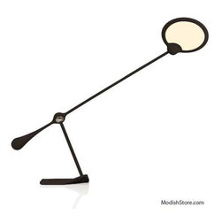 Light & Contrast Trapeze LEDs Single Arm Peter Stathis Table Light - SKU: LC-TRP - Table Lamps